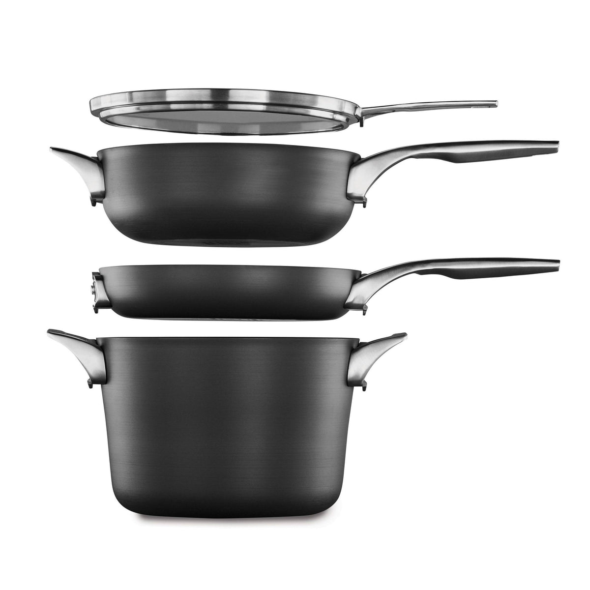 Nonstick 4-Quart Chef Pan with Lid S5003