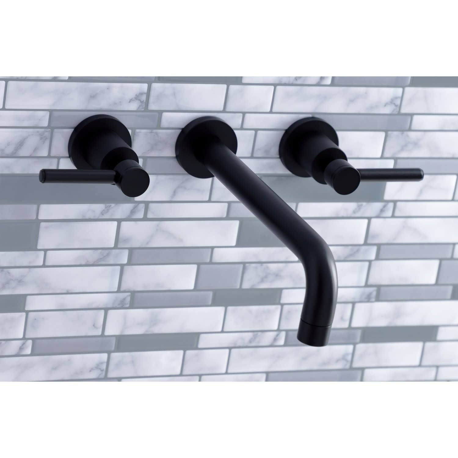 Oil Rubbed Bronze Wall Mount Roman Tub Faucet P65878