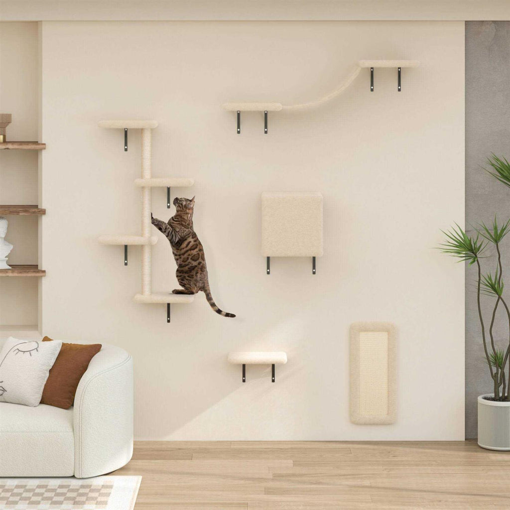 Wall Mounted Shelves Set Cat Tree S419