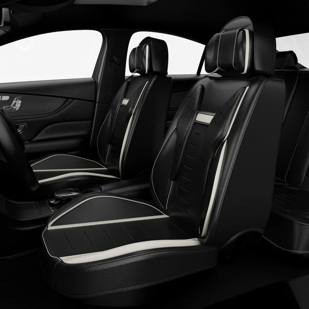 5PCS Water Proof Nappa Leather Car Seat Covers V745558
