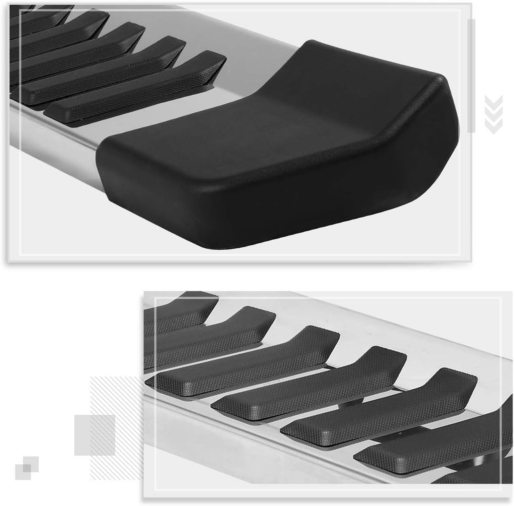6 Inch Stainless Chrome Running Boards Side Step Bars C456