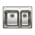 One and A Half Basin Drop-In Sink Z21814
