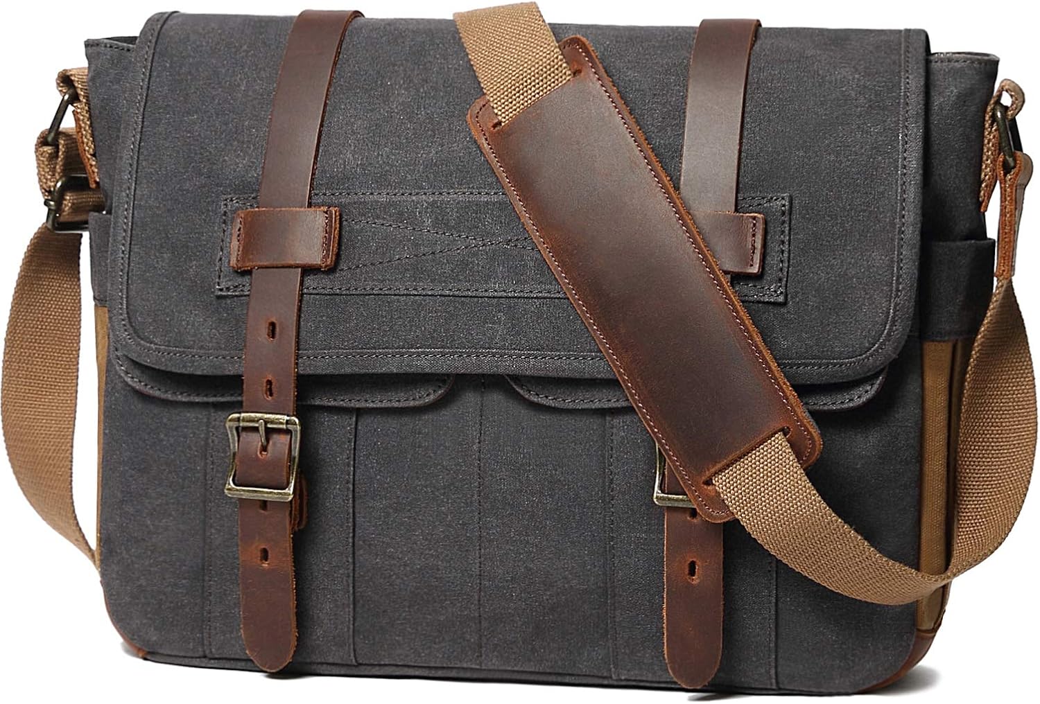 Canvas Messenger Bag Laptop Briefcase E19570