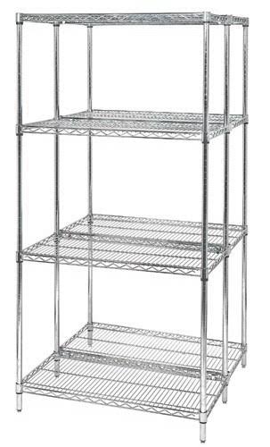Chrome Wire Shelving Unit R34477