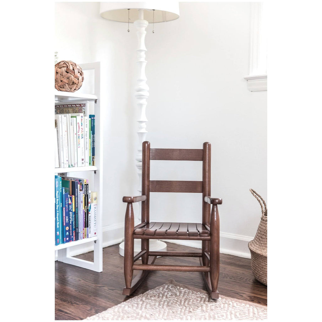 Antique White Wood Childs Rocking Chair P446076