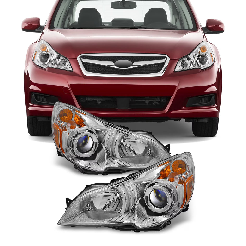Clear Headlights Head Lamps Driver Left + Passenger Right Side Replacement M5742
