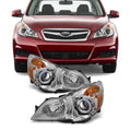 Clear Headlights Head Lamps Driver Left + Passenger Right Side Replacement M5742