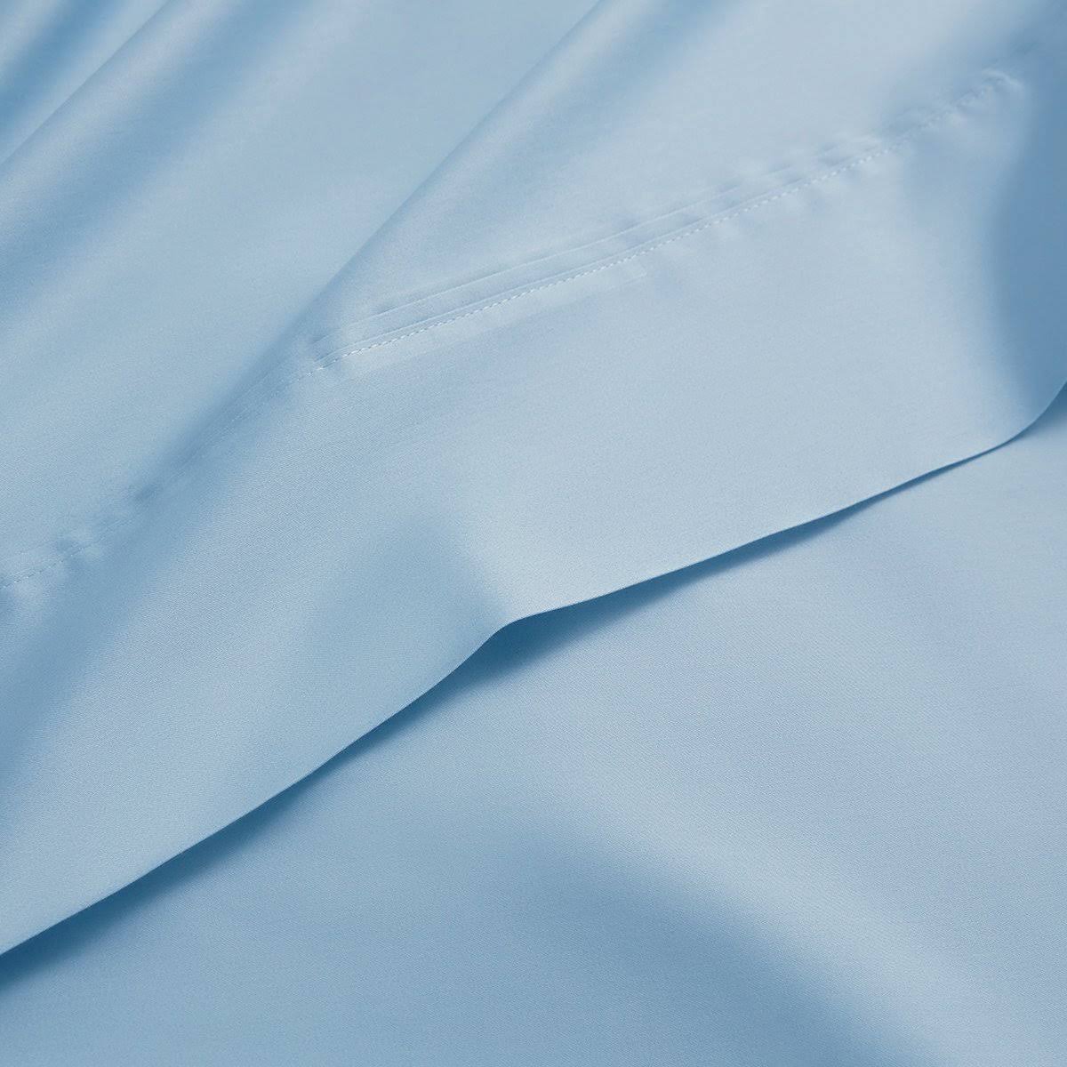 Queen Size Sateen Sheet Set in Slate Blue T359
