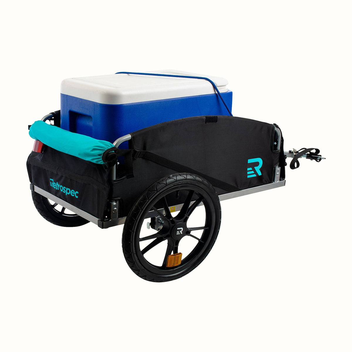Teal Foldable Bicycle Cargo Trailer R662530