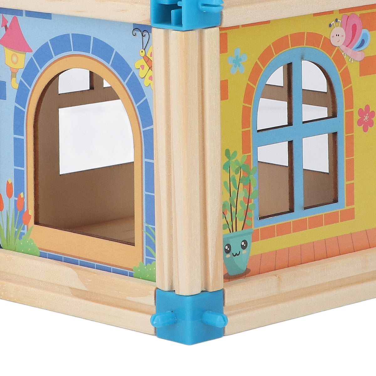 Wooden Building Blocks Set Educational Toy J457291