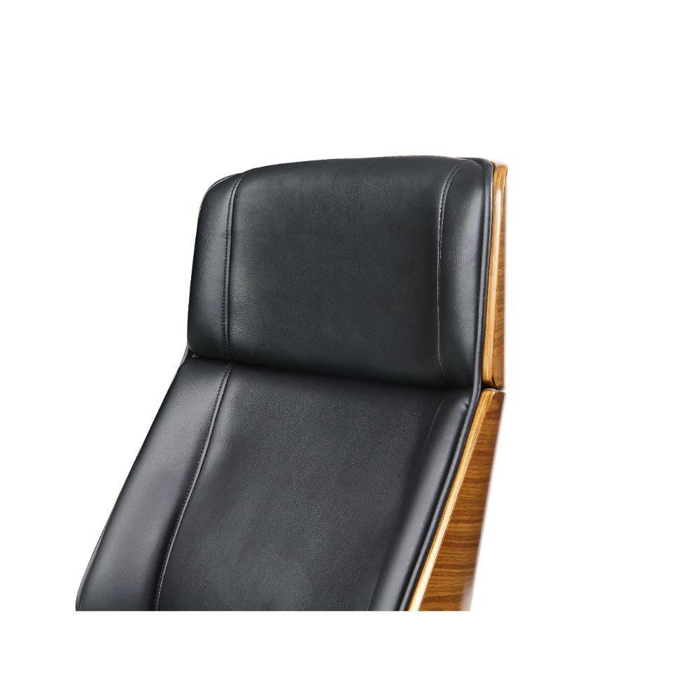 Black Bonded Leather Executive Office Chair J290012