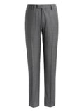 Extra-Slim Italian Wool Suit Pant Sharkskin Gray H82589