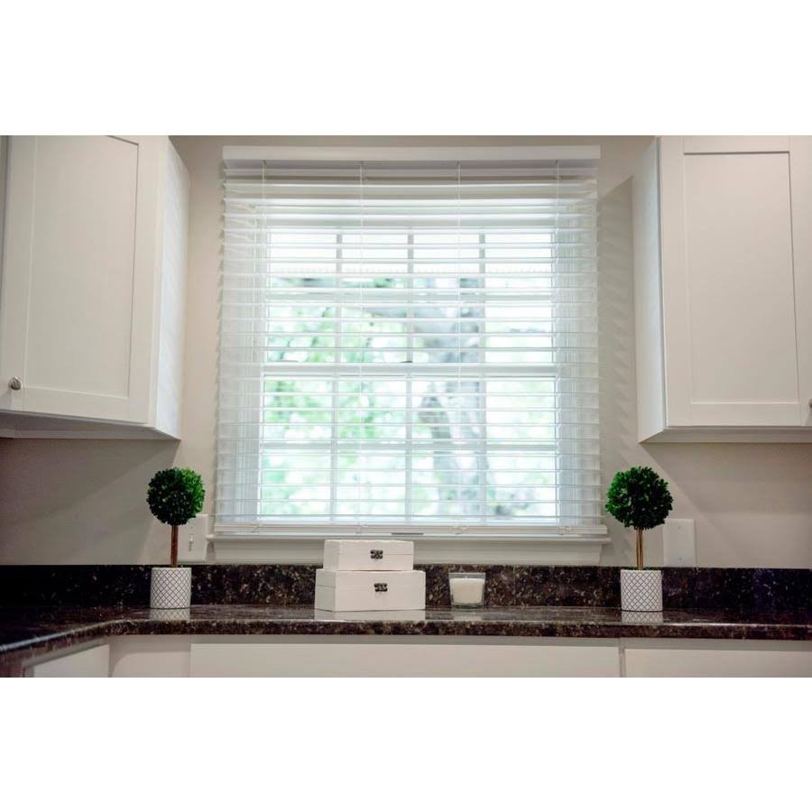 Cordless Faux Wood Room Darkening Blinds S741