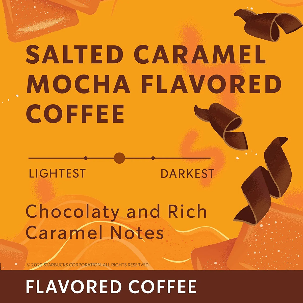Salted Caramel Mocha Flavored Ground Coffee 6 bags (11 oz each) P6173