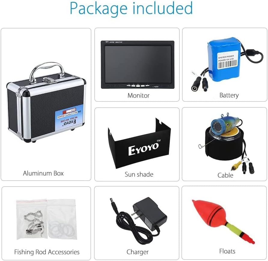 7 inch LCD Monitor Fishing Camera with 30m Cable M448