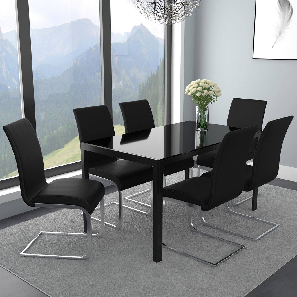 Grey Side Chair, Set of 2 D342778