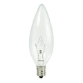 30 Packs Dimmable Clear B10 Chandelier Bulb Candelabra Base X997445