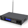 FM Transmitter with Dual Mic, 3 Preset Stations, USB Drive and RCA Inputs H373557