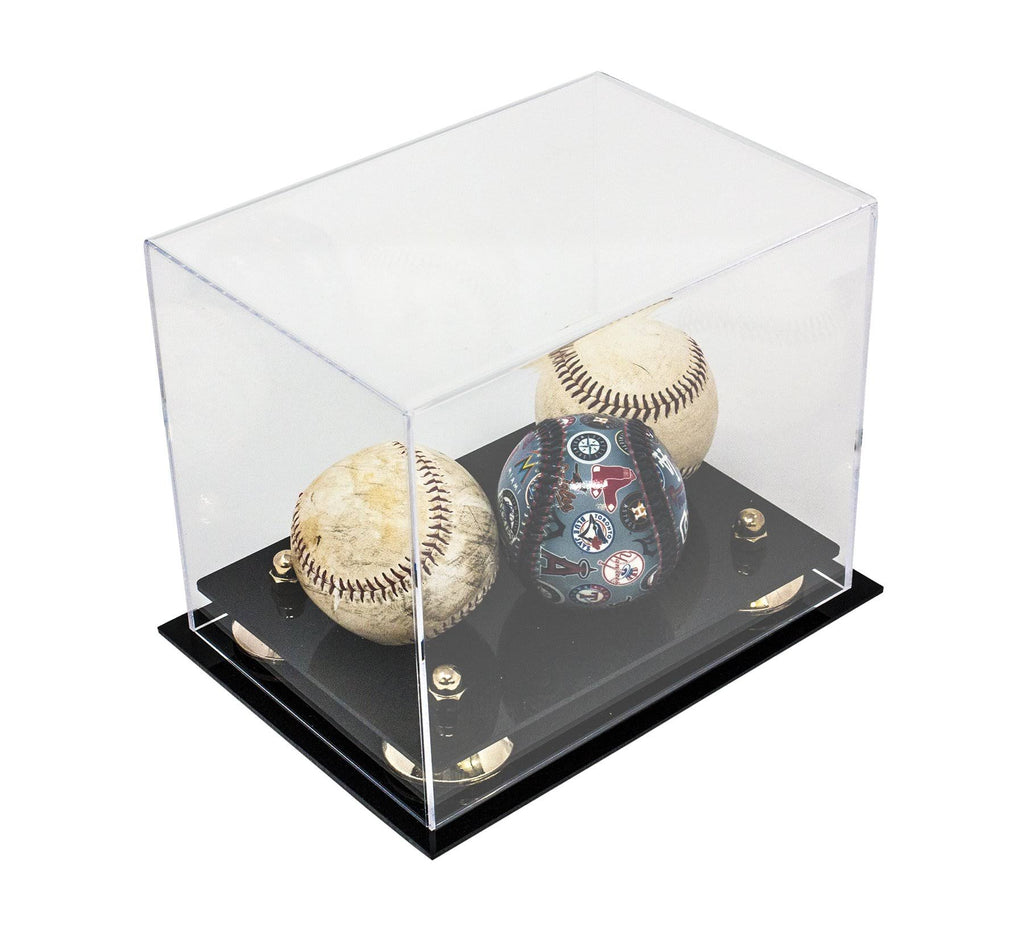 Clear Acrylic Display Case with Black Risers H6174