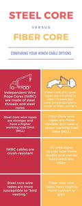 3/8x150 Steel Core Winch Cable with Swivel Hook N58222