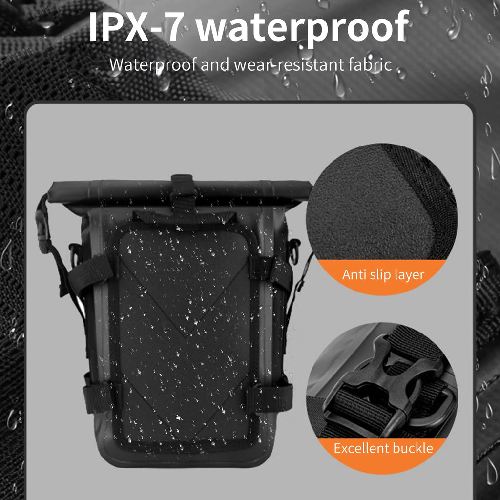 Waterproof Motorcycle Frame Bag, 8L Motorbike Side Bag U361712