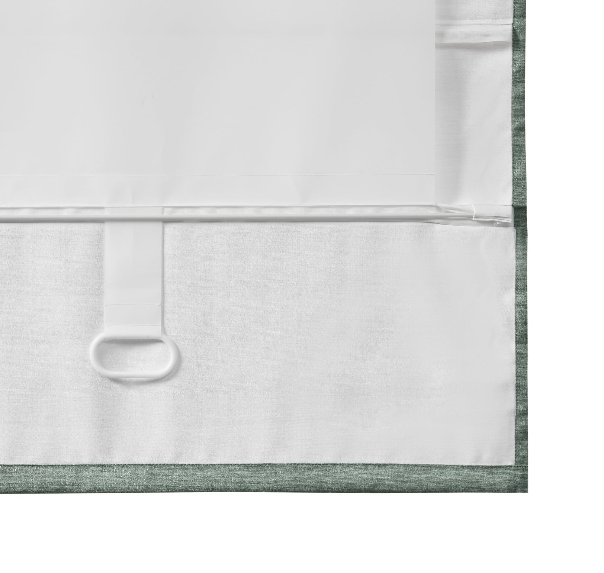 Green Cordless Roman Shade, 35"x64" C1782