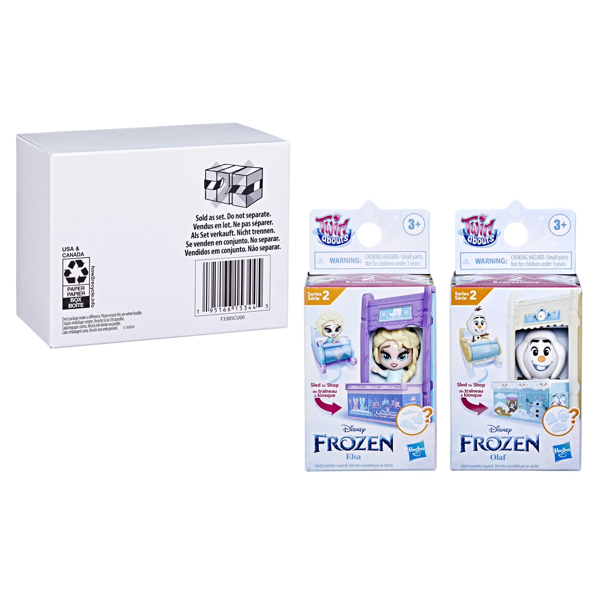 Elsa and Olaf Sled to Shop Playset Toys X1432