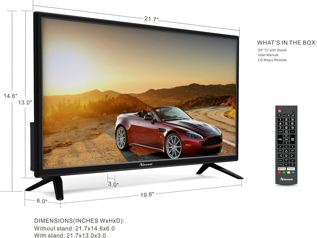 24 Inch 720P HD LED Smart TV H895