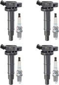 Set of 4 Ignition Coils & Spark Plugs U647628