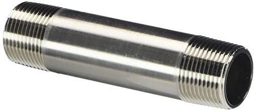 3/4x22 Brass Vertical Drop Ceiling Nipple - Satin Nickel O24799