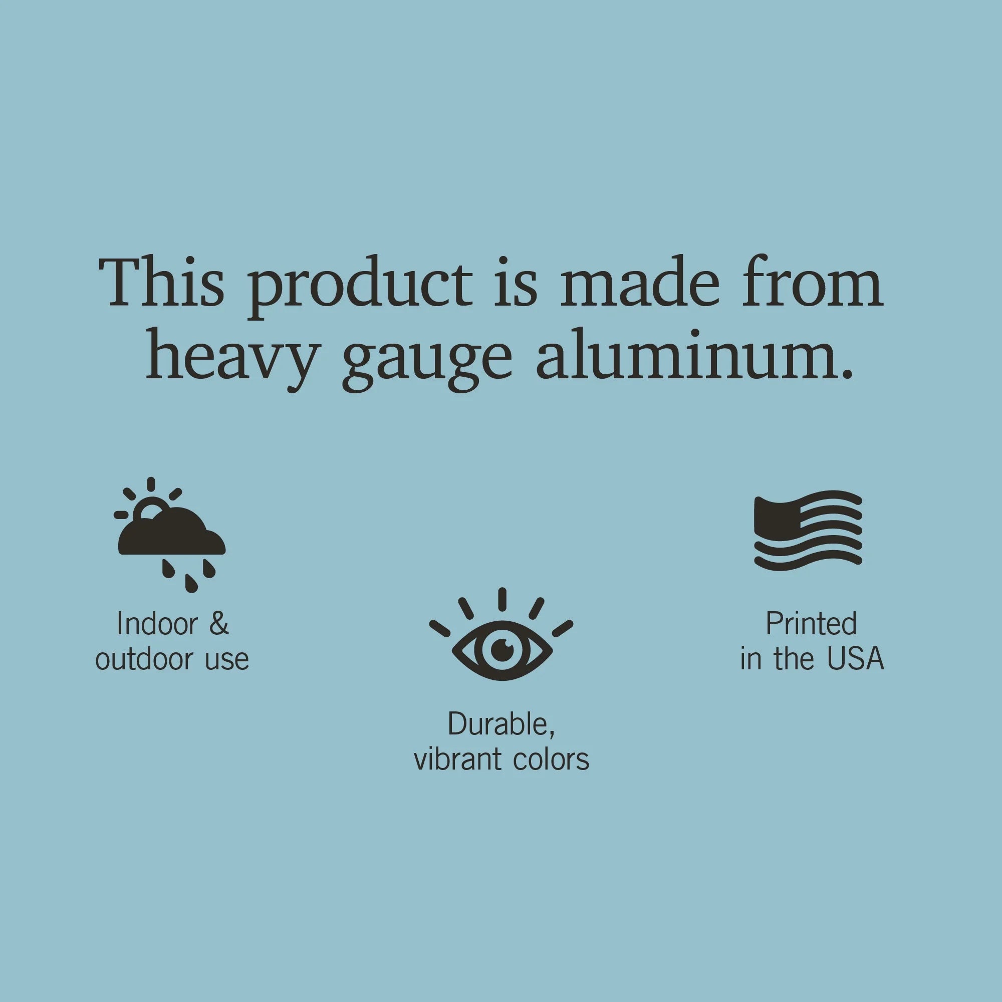 12x18 Aluminum Metal Sign Decor C825