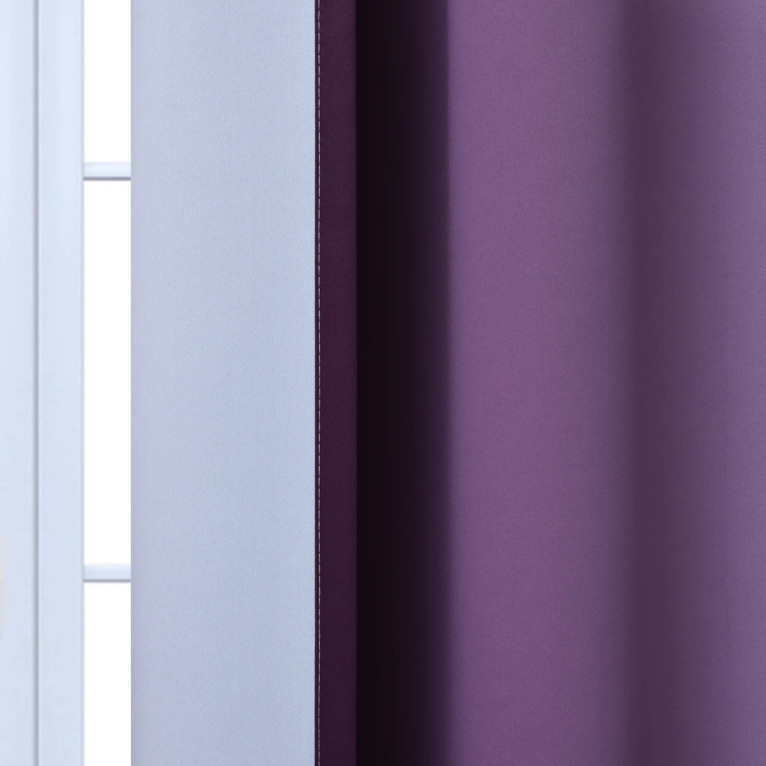 Purple Blackout Ombre Curtains, 52x84 inches, 2 Panels L694