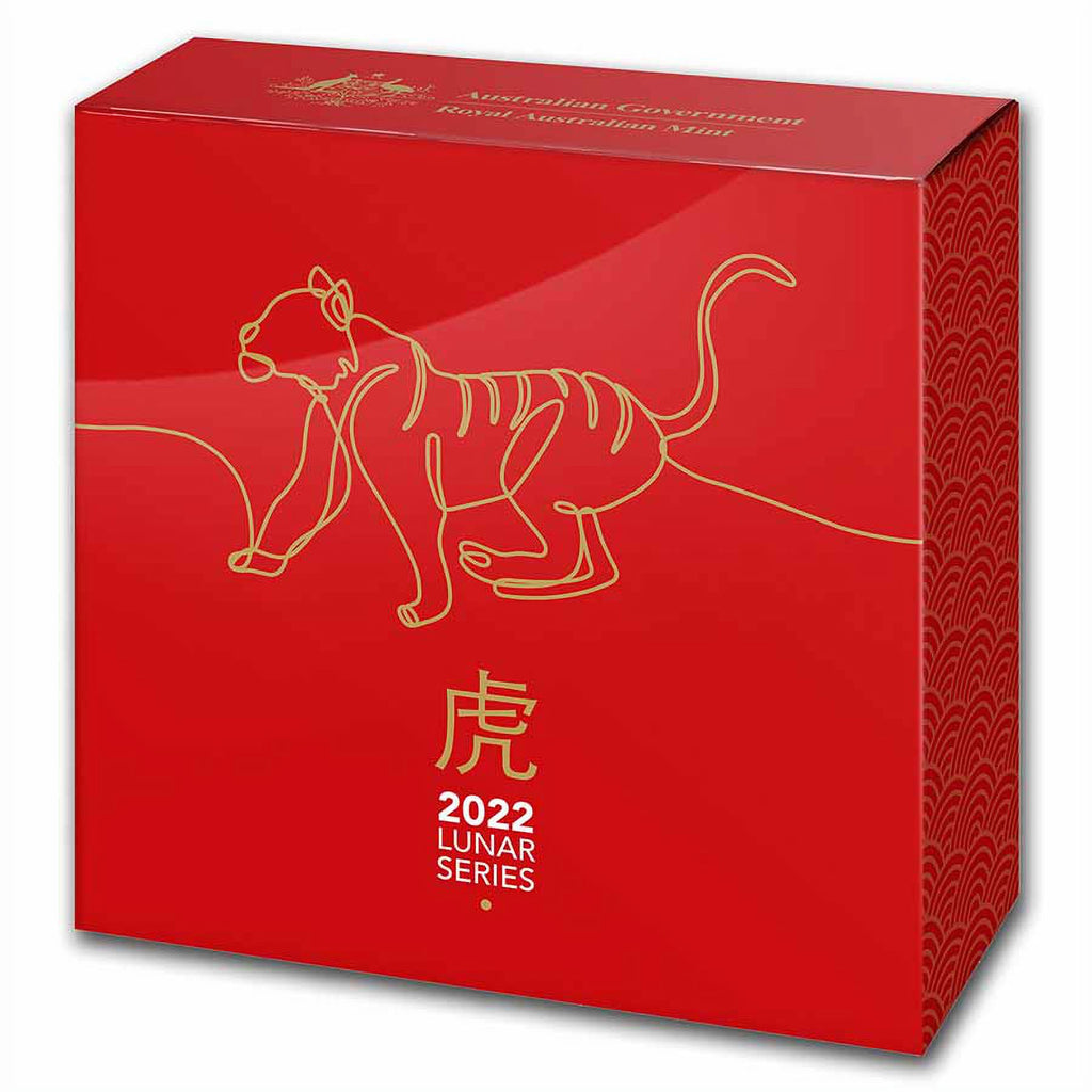 1 oz Silver Lunar Year of the Tiger Domed Proof Coin Y7366