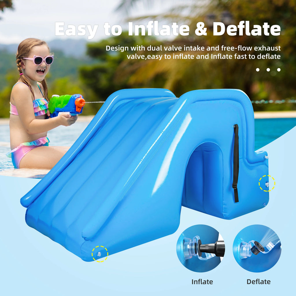 Inflatable Trampoline Slide Ladder for Kids F77548