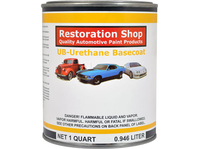 Jet Black 1 Quart Urethane Basecoat Paint N9779