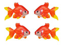 4-Pack Inflatable Goldfish Bath Toy A99130