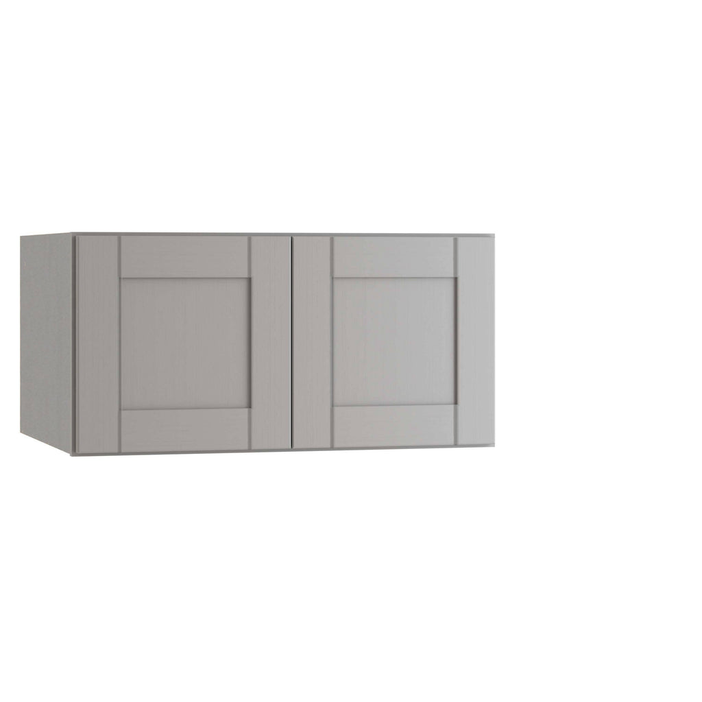 Vinyl Gray Thermofoil Maple Door Wall Fully Assembled Stock Cabinet A822