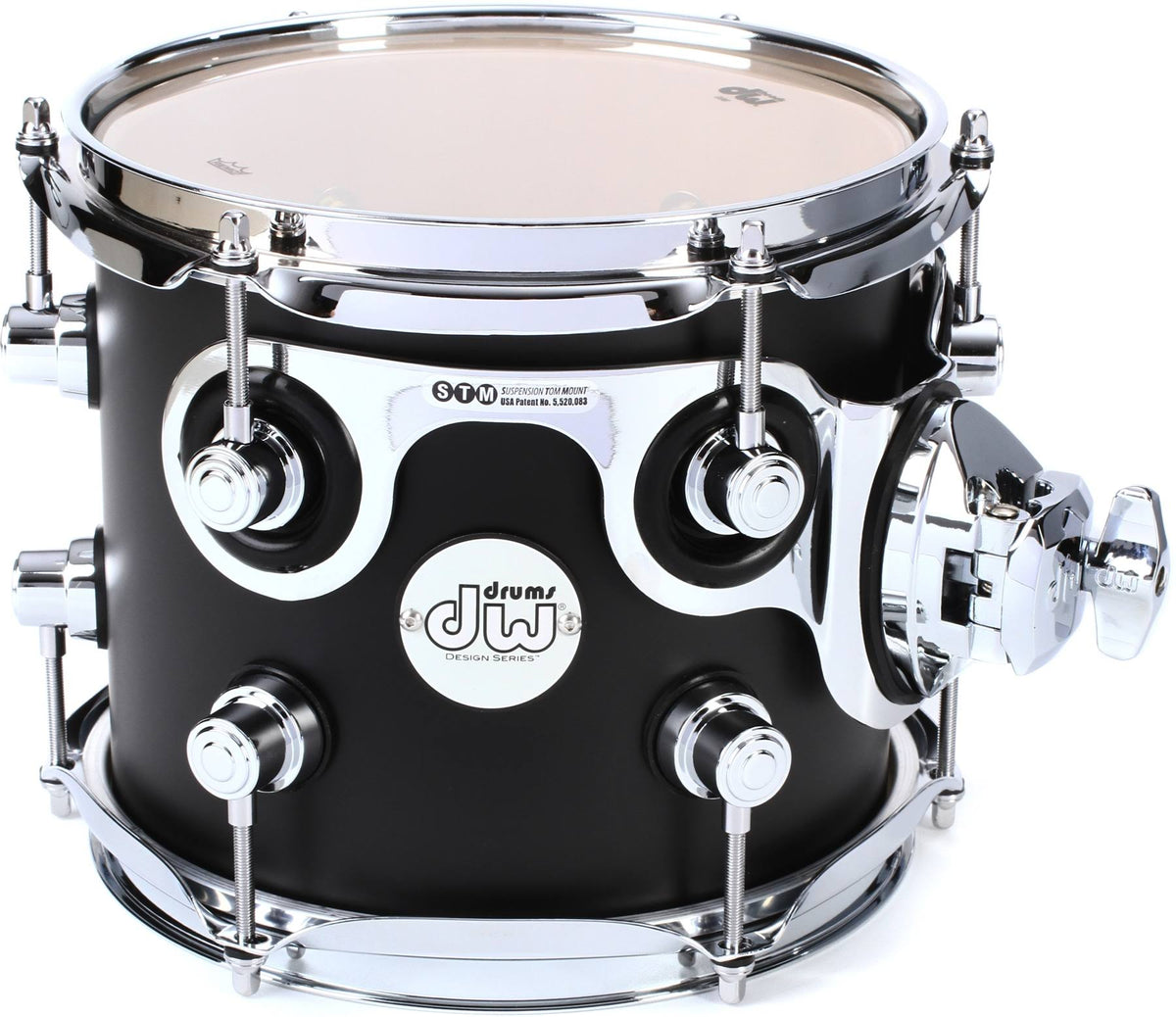 Satin Black 8 Inch Rack Tom N245912