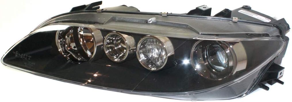 Black Housing Headlight Pair for Mazda 6 2006 2007 2008 S505615