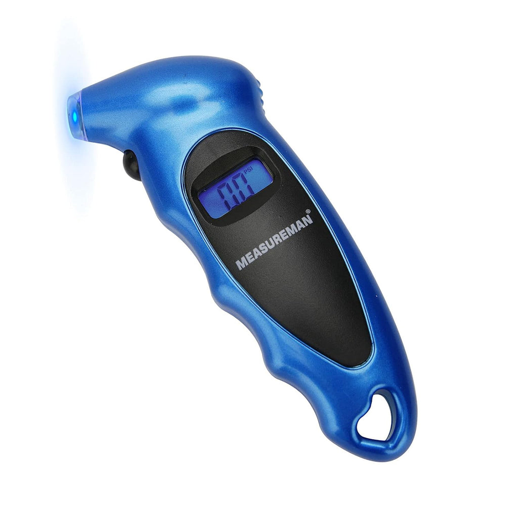 Digital Tire Pressure Gauge 0-150 PSI Blue 2 Pack W2080