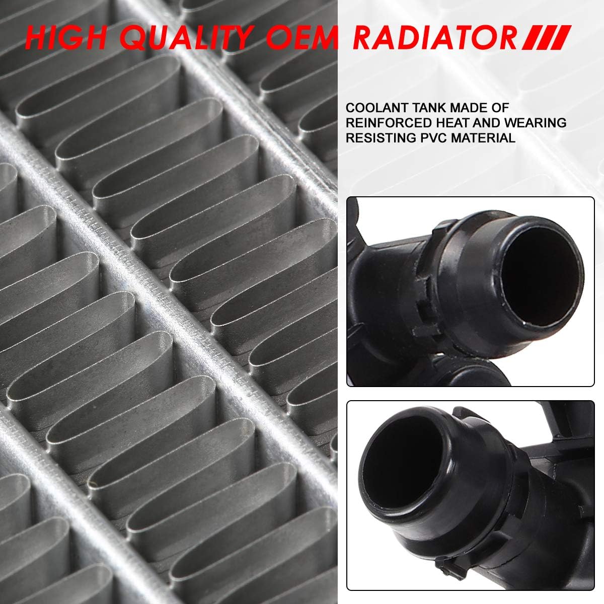 2-Row Aluminum Cooling Radiator T943