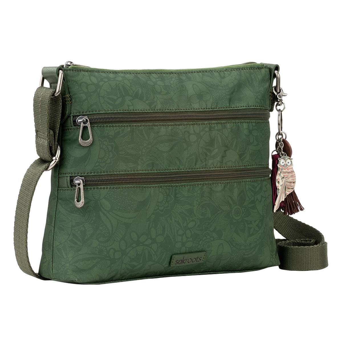 Olive Eco-Twill Crossbody Bag K91303