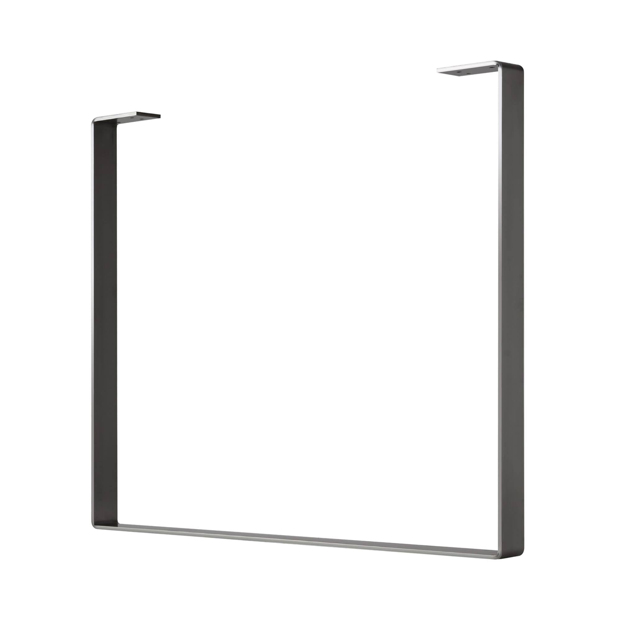 Raw Steel U Shape Flat Bar Table and Bench Leg H842