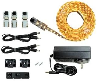 Warm White 3000 K 3M LED Strip Kit Under Cabinet Lighting, Pack of 2 P8305