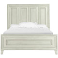 Queen Panel Bed in Weathered White P949