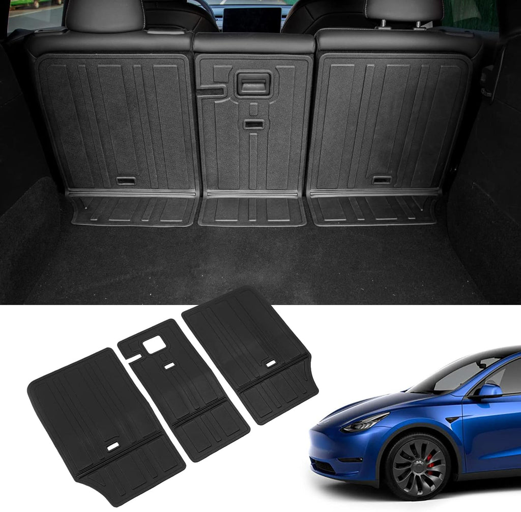 Tesla Model Y 2020 2021 2022 Trunk Mats Cargo Liners All Weather Three Trunk Mats Backrest Mats W633