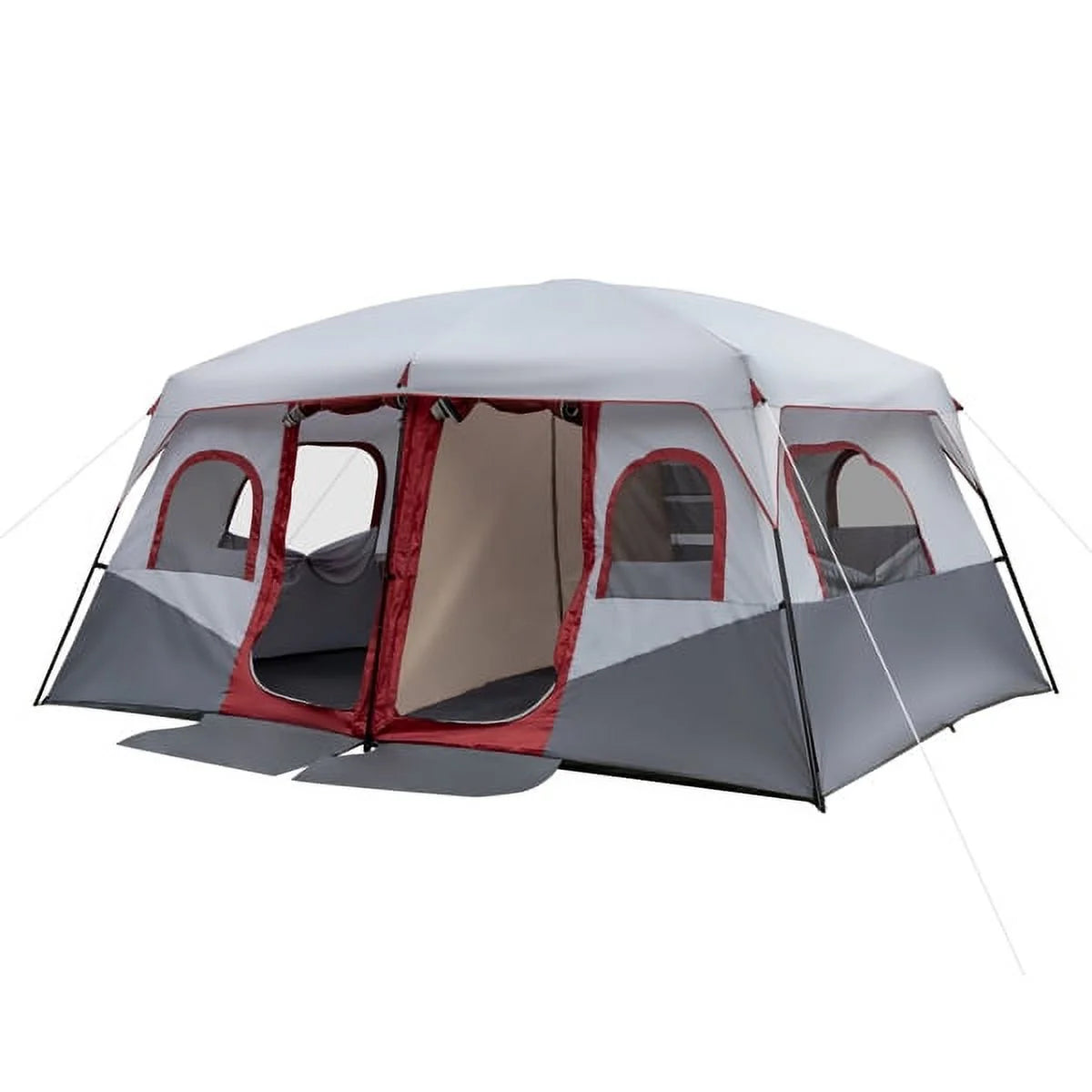 10 Person 2 Room Cabin Tent with Storage Pockets B80749