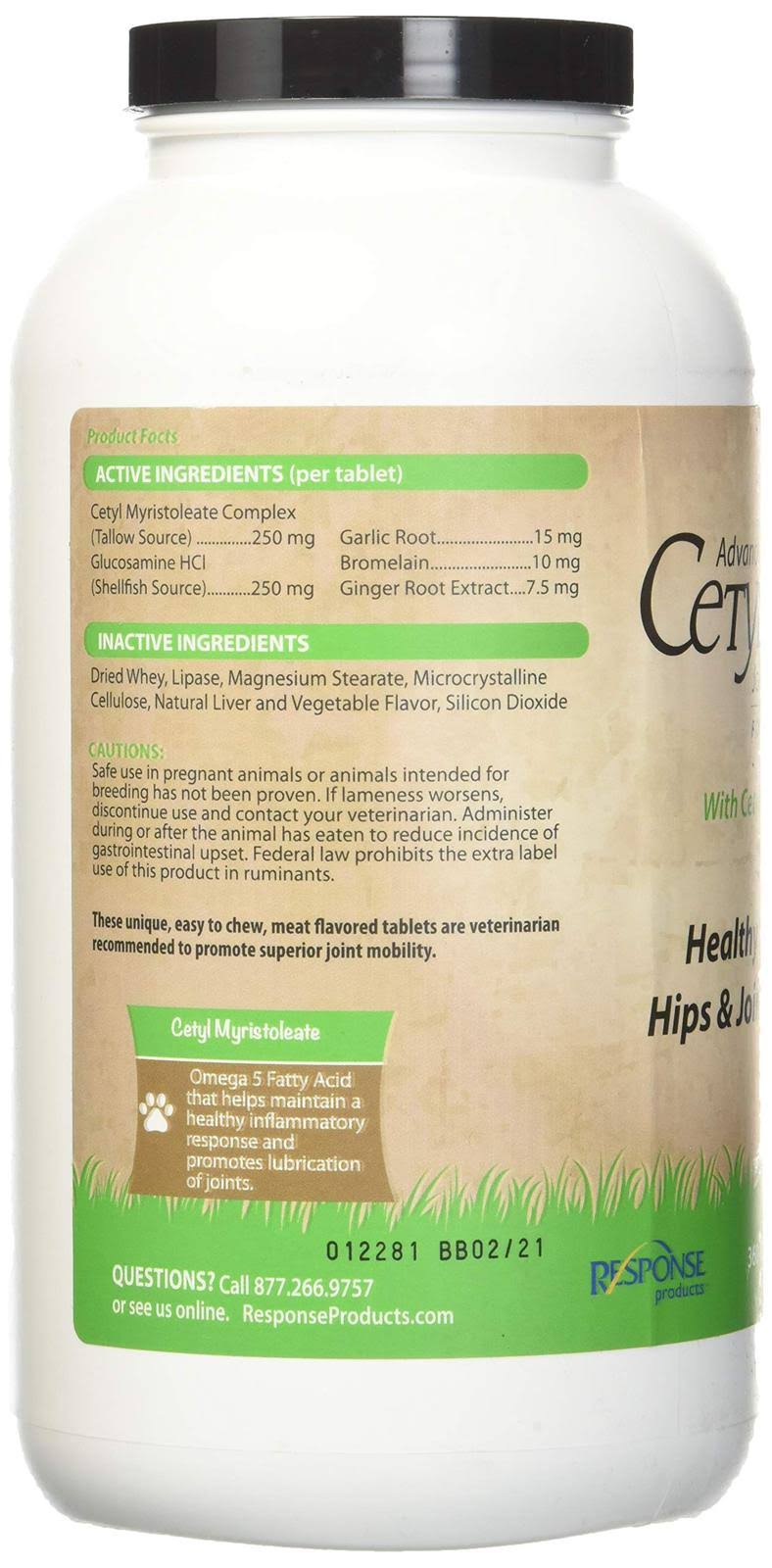 Advanced Cetyl M Joint Action Formula for Dogs 360 Count G55031