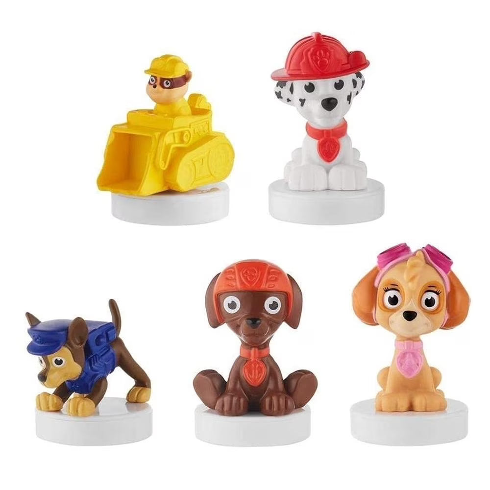 Paw Patrol Characters Stampers 5pk Zuma Rubble in Bulldozer Figure Set V547