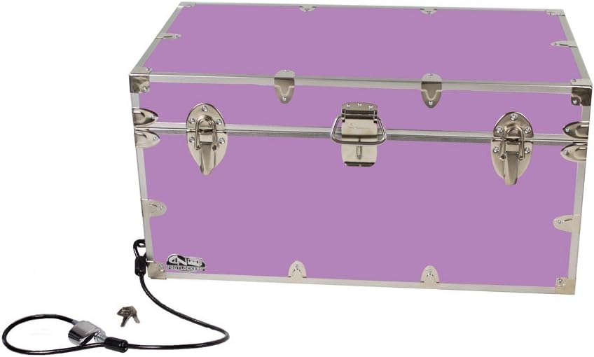 Large Storage Chest with Anchoring Cable Lock - 32 x 18 x 16.5 Inches M121861